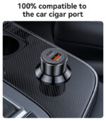 Y64 Aluminum Alloy USB+TC PD30W + USB20W Multi Protection 50W Fast Charging Car Charger - Image 15