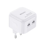 YC38 High Quality Universal Travel Dual PD 35w GaN Fast Charging Wall Plug Tablet Phone Charger