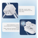 YC38 High Quality Universal Travel Dual PD 35w GaN Fast Charging Wall Plug Tablet Phone Charger - Image 3