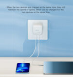 YC38 High Quality Universal Travel Dual PD 35w GaN Fast Charging Wall Plug Tablet Phone Charger - Image 11