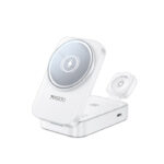 DS27 15W Wireless Fast Charging Multiple Protections Foldable Design 3-in-1 Desktop Wireless Charger