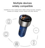 Y51 Car Charger | QC 18W USB 2Ports Fast Charging Car Charger - Image 11