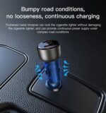 Y51 Car Charger | QC 18W USB 2Ports Fast Charging Car Charger - Image 12