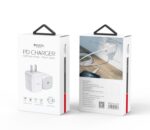 YC30 White EU/UK Plug PD 20W Type-C Fast Charging Adapter Charger For Mobile Phone - Image 7