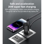 YC54 20W Fast Charging Home Charger(Type-C+Type-C) - Image 3