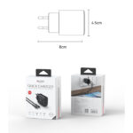 YC54 20W Fast Charging Home Charger(Type-C+Type-C) - Image 5