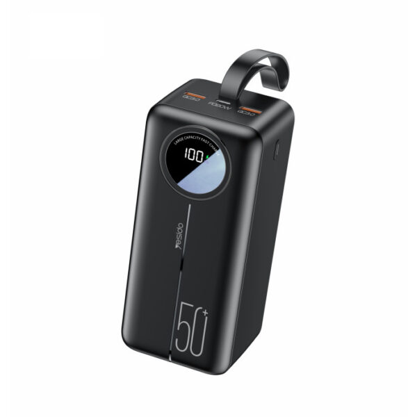 YP44 LCD Digital Display Power Bank Portable Charger 22.5W 50000mAh Fast Charging Power Bank