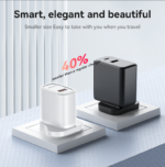 YC85C Overspeed Fast Charge Fireproof Material QC18W Single A UK Charger With A To C Cable - Image 11