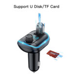 Y44 MP3 Player Bluetooths Cigarette Lighter Auto Charge Universal U Disk 2 Usb Car Charger - Image 10