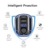 Y44 MP3 Player Bluetooths Cigarette Lighter Auto Charge Universal U Disk 2 Usb Car Charger - Image 11