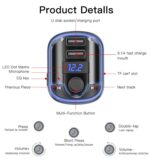 Y44 MP3 Player Bluetooths Cigarette Lighter Auto Charge Universal U Disk 2 Usb Car Charger - Image 12