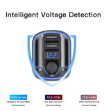 Y44 MP3 Player Bluetooths Cigarette Lighter Auto Charge Universal U Disk 2 Usb Car Charger - Image 13