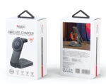 DS26 15W Wireless Fast Charging With Nightlight Foldable Design 3 in1 Desktop Stand Wireless Charger - Image 7