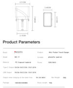 MC17 4 In 1 UK US EU AU universal charger | MINI PD 20W Global Charger - Image 8