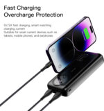 YP41 LED Screen Display Power Bank Portable Charger Fast Charging 20000mAh Power Bank - Image 11