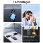 YP64 10000mAh 22.5W Fast Charging Large Capacity Mini Built-in L+C Cable Power Bank - Image 3