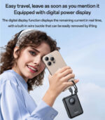 YP64 10000mAh 22.5W Fast Charging Large Capacity Mini Built-in L+C Cable Power Bank - Image 10
