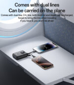 YP64 10000mAh 22.5W Fast Charging Large Capacity Mini Built-in L+C Cable Power Bank - Image 12