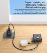 YP64 10000mAh 22.5W Fast Charging Large Capacity Mini Built-in L+C Cable Power Bank - Image 14