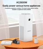 MC36 AC&2*TC&2*USB 5 In 1 European Standard Fireproof PC 65W+2500W GaN Fast Charging Power Socket - Image 13