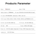 YP38 High Quality Portable Solar Power Station 1200W Pure Ternary Power Cell For Home Camping - Image 8