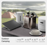 YP38 High Quality Portable Solar Power Station 1200W Pure Ternary Power Cell For Home Camping - Image 12