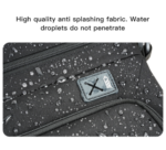 WB31 Hot Selling Waterproof Shoulder Cross-body Bag Casual Black Purse Handbag Sling Bag - Image 13