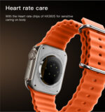 IO19 HD Big Screen Health Monitor Sport Fitness Digital Smart Watch | Phone Smart Watches - Image 10