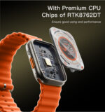 IO19 HD Big Screen Health Monitor Sport Fitness Digital Smart Watch | Phone Smart Watches - Image 12