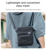 WB31 Hot Selling Waterproof Shoulder Cross-body Bag Casual Black Purse Handbag Sling Bag - Image 17