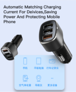 Y46 3 USB Ports Multifunction DC Fast QC Charging Station Car Charger - Image 13