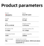 IO29 BT5.2 Large Screen Health Detection Strong Battery Life Full Body Waterproof Smart BT Watch - Image 8
