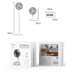 YF11 Three-speed Wind With Big Battery Retractable And Foldable No noisy Floor/Table Using Fan - Image 5