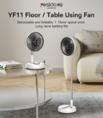 YF11 Three-speed Wind With Big Battery Retractable And Foldable No noisy Floor/Table Using Fan - Image 6