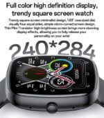 IO22 1.83 Inch Big Screen Real-time Message Notification Health Detection BT Smart Call Watch - Image 12
