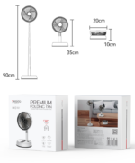 YF11 Three-speed Wind With Big Battery Retractable And Foldable No noisy Floor/Table Using Fan - Image 7