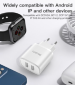 YC72 12W 2*USB-A Dual-port Fast Charging Small And Portable Safety Protection EU Plug Travel Charger - Image 16