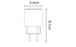 YC72 12W 2*USB-A Dual-port Fast Charging Small And Portable Safety Protection EU Plug Travel Charger - Image 17