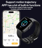 IO22 1.83 Inch Big Screen Real-time Message Notification Health Detection BT Smart Call Watch - Image 14