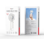 YF15 3-speed Infinitely Variable With 1200mAh Battery Removable Design Small Fan With Phone Holder - Image 7