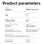 YP60 360-Degree Rotating Bracket 15W Wireless Fast Charging Comes With A Stand Magnetic Power Bank - Image 8