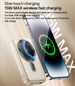 YP60 360-Degree Rotating Bracket 15W Wireless Fast Charging Comes With A Stand Magnetic Power Bank - Image 11