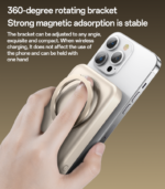 YP60 360-Degree Rotating Bracket 15W Wireless Fast Charging Comes With A Stand Magnetic Power Bank - Image 13