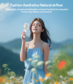 YF15 3-speed Infinitely Variable With 1200mAh Battery Removable Design Small Fan With Phone Holder - Image 12
