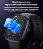 IO22 1.83 Inch Big Screen Real-time Message Notification Health Detection BT Smart Call Watch - Image 15
