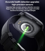 IO22 1.83 Inch Big Screen Real-time Message Notification Health Detection BT Smart Call Watch - Image 16