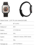 IO20 Hot Selling Intelligent Health Smart Watch | Health Fitness Tracker Smart Wristband Smart Watch - Image 8
