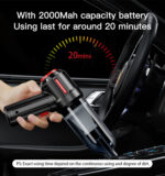 VC03 Hot Selling 4500pa Portable Compact Handheld Car Vacuum Cleaner - Image 9