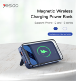 YP27 10000mAh Power Bank | Dual USB QC3.0 18W Port PD type-C 22.5W Port 15W Wireless Port Power Bank - Image 6