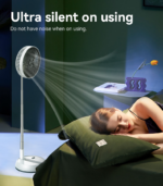 YF11 Three-speed Wind With Big Battery Retractable And Foldable No noisy Floor/Table Using Fan - Image 13